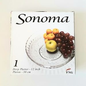 Sonoma Platter 12 Inch Glass